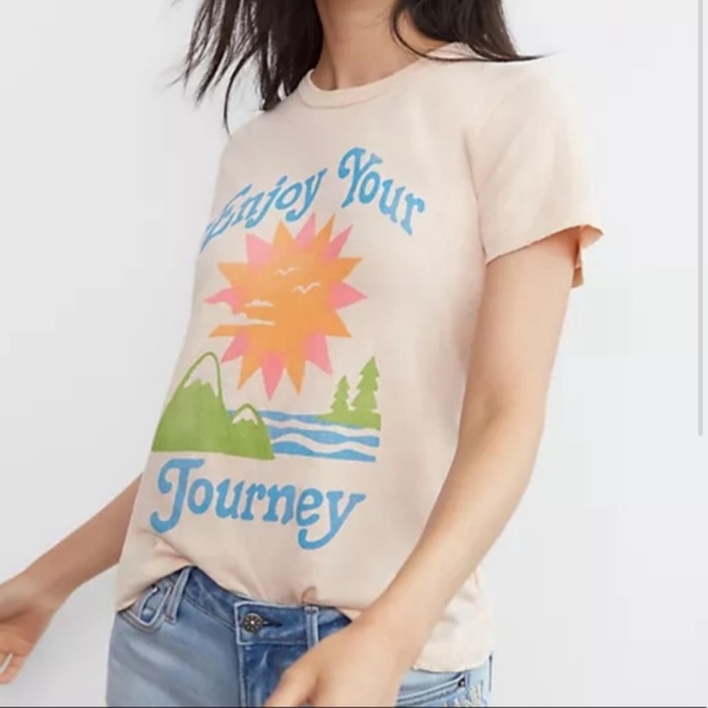 Anthropologie X Junk Food: Enjoy Your Journey Classic Tee